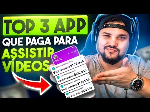 TOP 3 APP para GANHAR DINHEIRO ASSISTINDO VÍDEOS - GRÁTIS (PROVA DE PAGAMENTO)