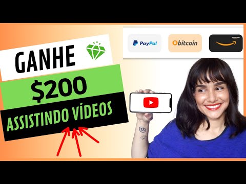 ✔Melhor site para GANHAR Dinheiro ASSISTINDO Vídeos - BÔNUS $5 dólares (Paga Paypal, Bitcoin e Mais)