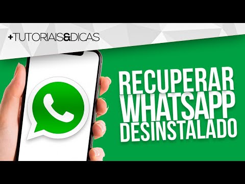🟢 Como RECUPERAR MEU WHATSAPP que foi DESINSTALADO