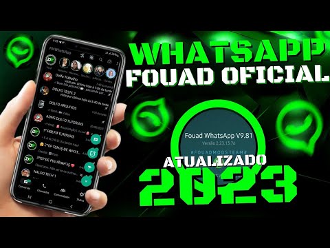 SAIU!🔥 NOVA ATUALIZAÇÃO WHATSAPP FOUAD OFICIAL V9.81 COM NOVIDADES!!🥳👏🏻 01/09/2023