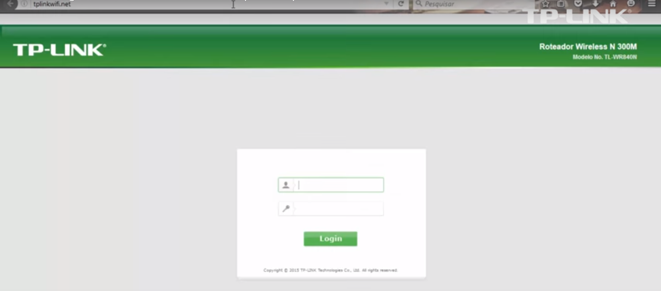 192.168.1.1 - Login e Configuração do Roteador Wi-Fi Tela que solicita usuário e senha para entrar no painel principal do roteador