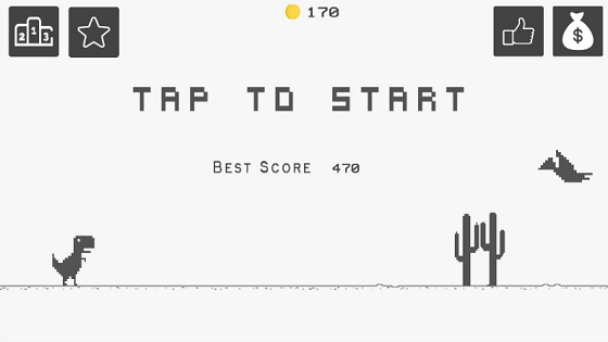 Jogos Conhecidos do Google Doodle t-rex run