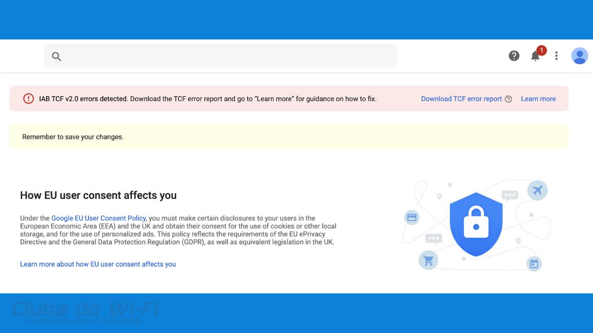 How to fix Google IAB TCF 2.0 Error